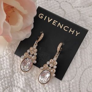 Givenchy Crystal Drop Earrings